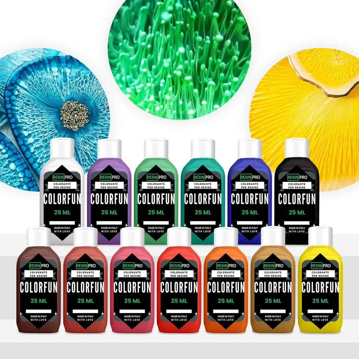 Skysti pigmentai COLORFUN 25 ml.