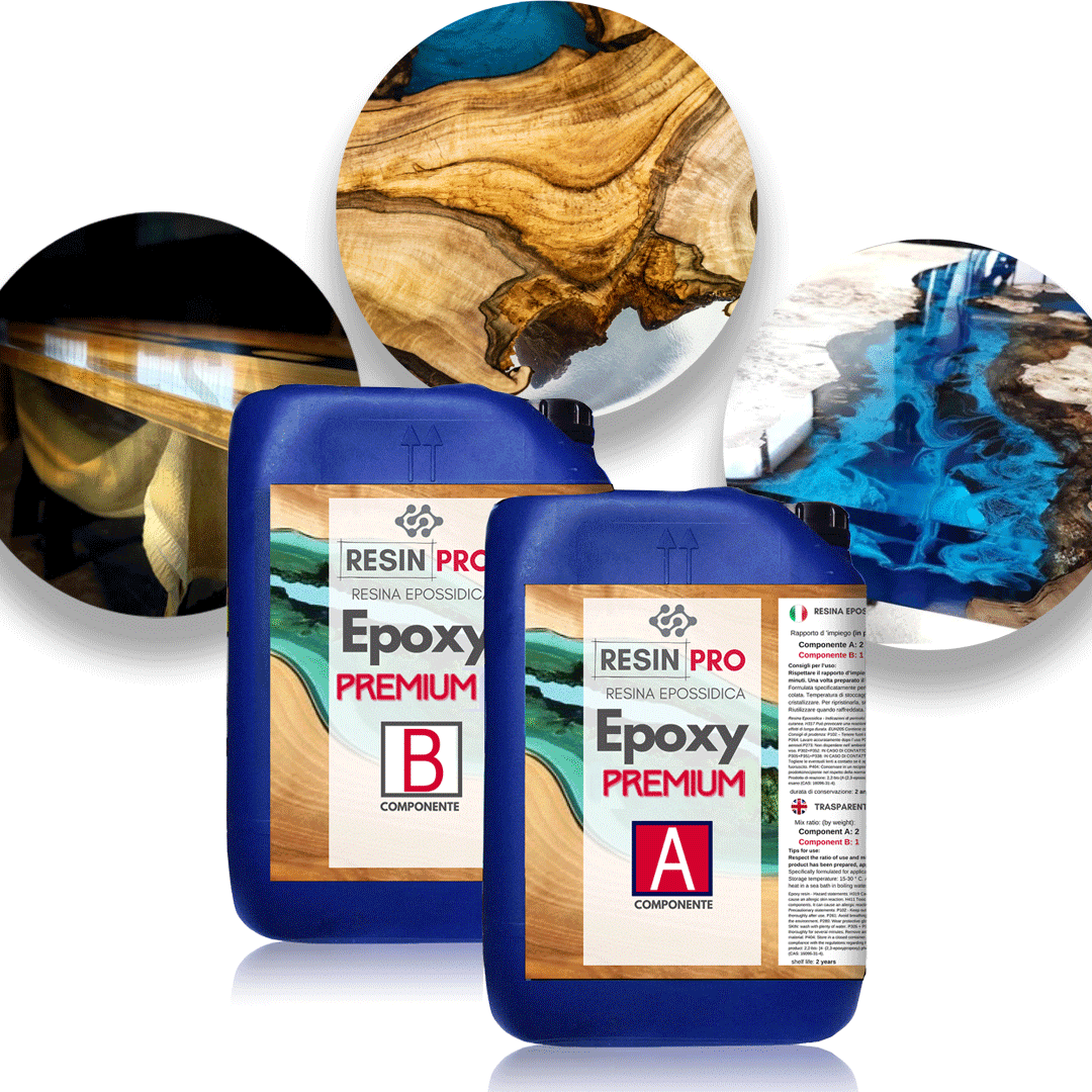 Epoksidinė derva EPOXY PREMIUM padengimui iki 7.5 cm