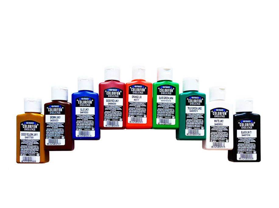 Skysti pigmentai COLORFUN 25 ml.