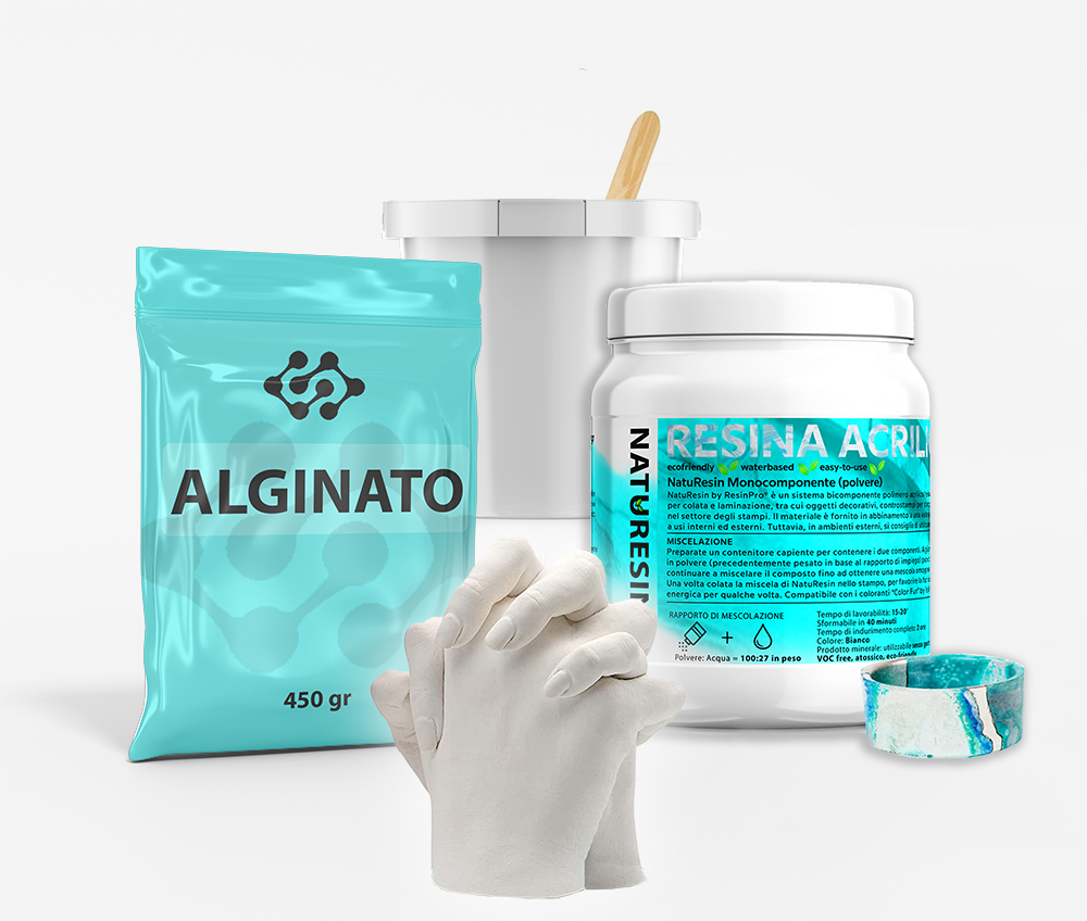 Sukurkite savo 3D skulptūrą! 3D BEAUTY KIT – rankų liejimo rinkinys.