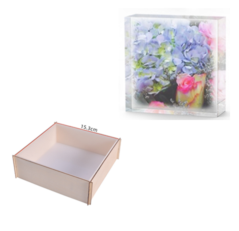 Kvadratinė silikoninė forma 15.3 × 15.3 cm