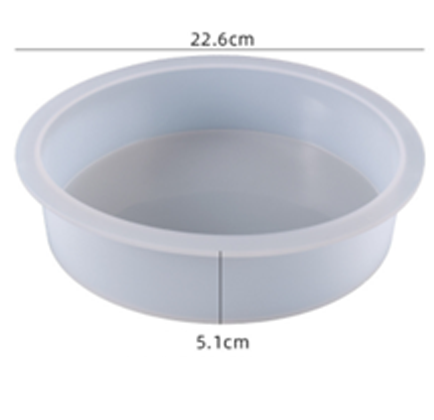 Apvali silikoninė forma D. 20 cm