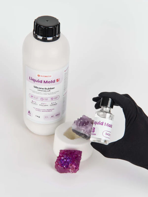 Liquid Mold 5 Shore – silikonas itin minkštoms formoms ir ypač smulkioms detalėms