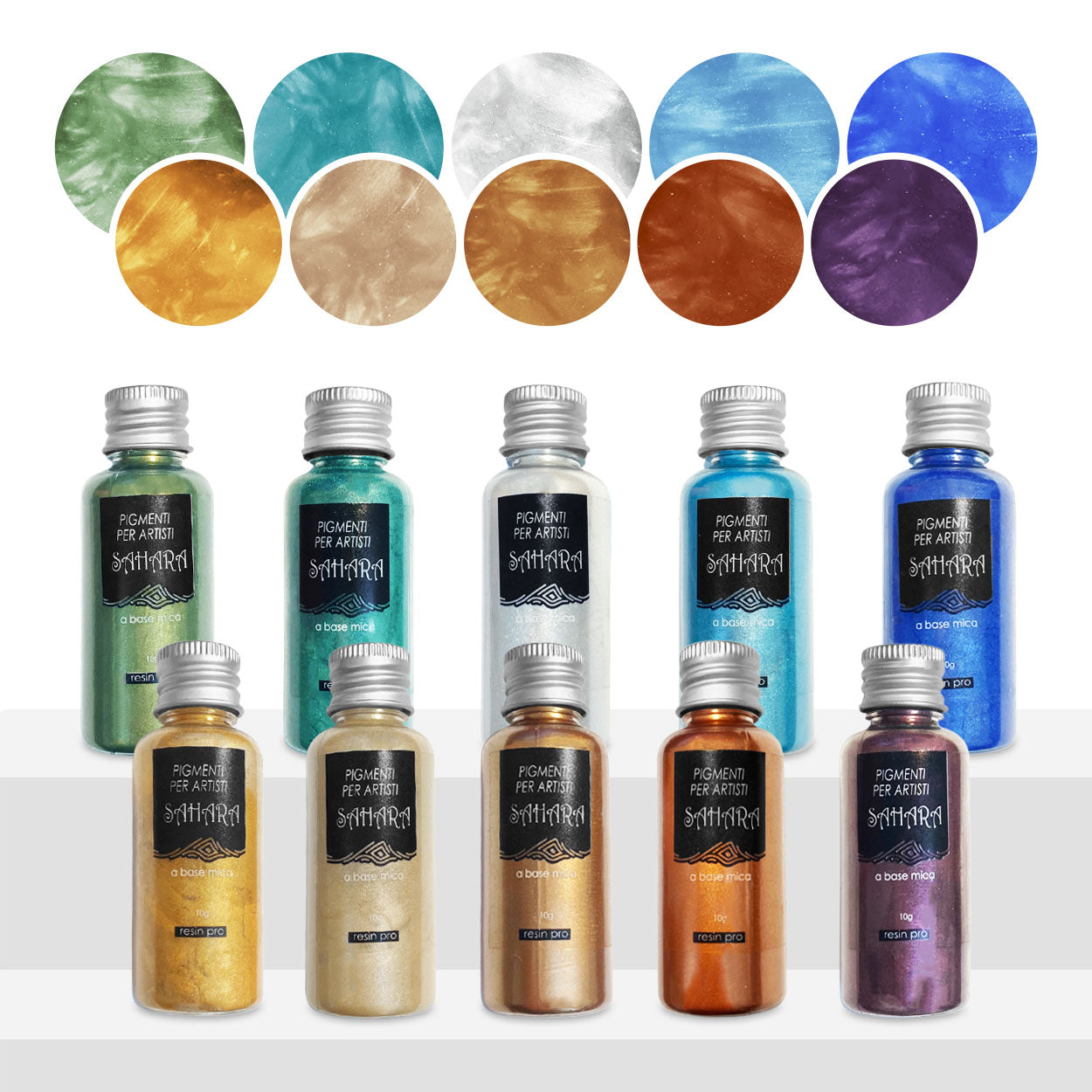 Pigmentų rinkinys SAHARA - 10 x 10 g