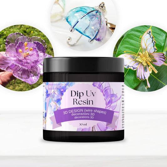 Skaidri UV DIP derva, 30 ml – didelės klampos, profesionaliam naudojimui