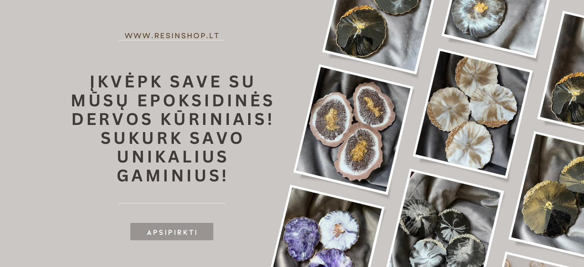 Epoksidinė derva | Epoksidas | Pigmentai | Resinshop.lt – resinshop.lt