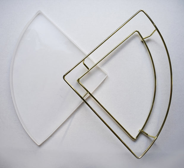 Silikoninė forma "STAMPO SPICCHIO" + Trikampinis metalinis laikiklis